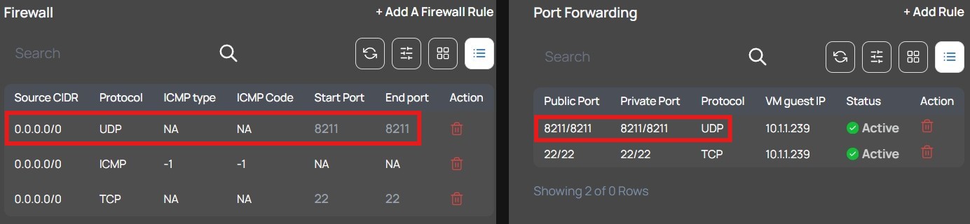 palworld server firewall rules